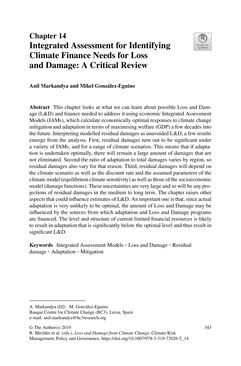 Image of the Page - 343 - in Loss and Damage from Climate Change - Concepts, Methods and Policy Options