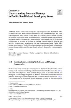 Bild der Seite - 365 - in Loss and Damage from Climate Change - Concepts, Methods and Policy Options
