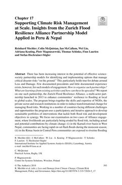 Image of the Page - 393 - in Loss and Damage from Climate Change - Concepts, Methods and Policy Options