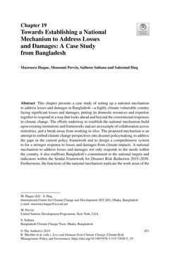 Bild der Seite - 451 - in Loss and Damage from Climate Change - Concepts, Methods and Policy Options