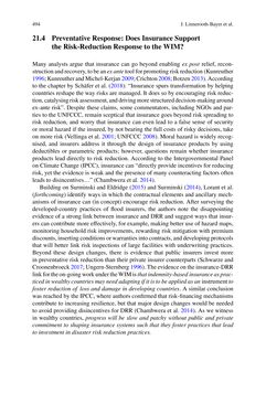 Image of the Page - 494 - in Loss and Damage from Climate Change - Concepts, Methods and Policy Options