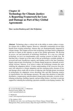 Bild der Seite - 513 - in Loss and Damage from Climate Change - Concepts, Methods and Policy Options
