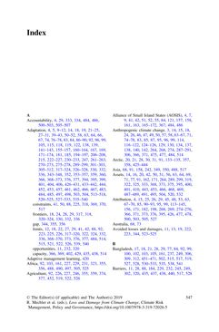 Image of the Page - 547 - in Loss and Damage from Climate Change - Concepts, Methods and Policy Options
