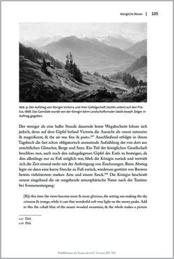 Bild der Seite - 105 - in Die Macht auf dem Gipfel - Alpentourismus und Monarchie 1760–1910