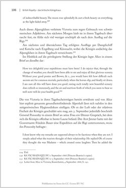 Image of the Page - 106 - in Die Macht auf dem Gipfel - Alpentourismus und Monarchie 1760–1910
