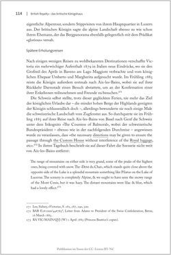 Image of the Page - 114 - in Die Macht auf dem Gipfel - Alpentourismus und Monarchie 1760–1910