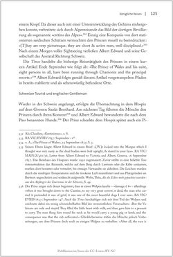 Bild der Seite - 125 - in Die Macht auf dem Gipfel - Alpentourismus und Monarchie 1760–1910