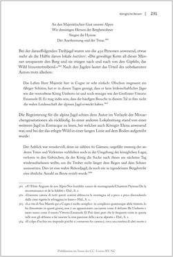 Bild der Seite - 231 - in Die Macht auf dem Gipfel - Alpentourismus und Monarchie 1760–1910