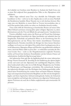 Image of the Page - 259 - in Die Macht auf dem Gipfel - Alpentourismus und Monarchie 1760–1910