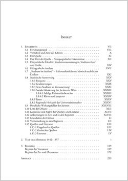 Bild der Seite - (000005) - in Die Matrikel der Wiener Rechtswissenschaftlichen Fakultät - Matricula Facultatis Juristarum Studii Wiennensis, Band II:1442–1557
