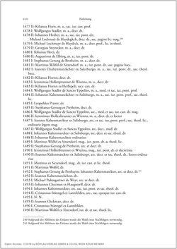Bild der Seite - xlii - in Die Matrikel der Wiener Rechtswissenschaftlichen Fakultät - Matricula Facultatis Juristarum Studii Wiennensis, Band II:1442–1557