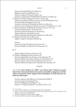 Bild der Seite - 9 - in Die Matrikel der Wiener Rechtswissenschaftlichen Fakultät - Matricula Facultatis Juristarum Studii Wiennensis, Band II:1442–1557