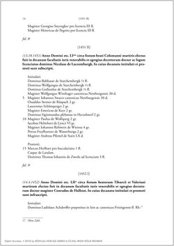 Bild der Seite - 12 - in Die Matrikel der Wiener Rechtswissenschaftlichen Fakultät - Matricula Facultatis Juristarum Studii Wiennensis, Band II:1442–1557