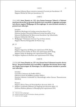 Bild der Seite - 23 - in Die Matrikel der Wiener Rechtswissenschaftlichen Fakultät - Matricula Facultatis Juristarum Studii Wiennensis, Band II:1442–1557