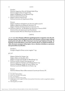 Bild der Seite - 30 - in Die Matrikel der Wiener Rechtswissenschaftlichen Fakultät - Matricula Facultatis Juristarum Studii Wiennensis, Band II:1442–1557