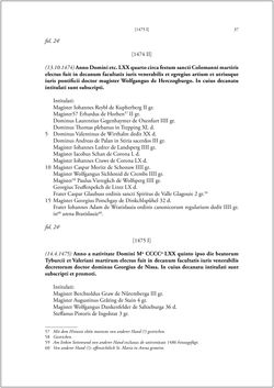 Bild der Seite - 35 - in Die Matrikel der Wiener Rechtswissenschaftlichen Fakultät - Matricula Facultatis Juristarum Studii Wiennensis, Band II:1442–1557