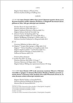 Image of the Page - 61 - in Die Matrikel der Wiener Rechtswissenschaftlichen Fakultät - Matricula Facultatis Juristarum Studii Wiennensis, Volume II:1442–1557