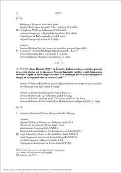 Bild der Seite - 72 - in Die Matrikel der Wiener Rechtswissenschaftlichen Fakultät - Matricula Facultatis Juristarum Studii Wiennensis, Band II:1442–1557