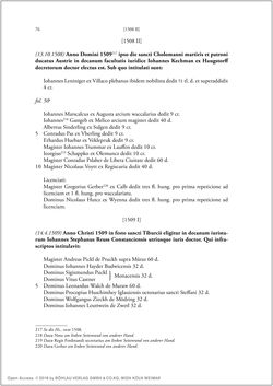Bild der Seite - 74 - in Die Matrikel der Wiener Rechtswissenschaftlichen Fakultät - Matricula Facultatis Juristarum Studii Wiennensis, Band II:1442–1557