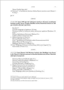 Bild der Seite - 75 - in Die Matrikel der Wiener Rechtswissenschaftlichen Fakultät - Matricula Facultatis Juristarum Studii Wiennensis, Band II:1442–1557