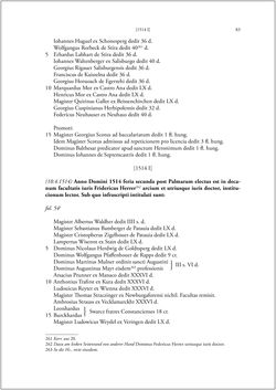 Bild der Seite - 81 - in Die Matrikel der Wiener Rechtswissenschaftlichen Fakultät - Matricula Facultatis Juristarum Studii Wiennensis, Band II:1442–1557
