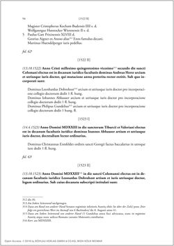 Bild der Seite - 92 - in Die Matrikel der Wiener Rechtswissenschaftlichen Fakultät - Matricula Facultatis Juristarum Studii Wiennensis, Band II:1442–1557