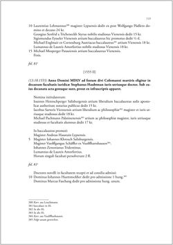 Bild der Seite - 111 - in Die Matrikel der Wiener Rechtswissenschaftlichen Fakultät - Matricula Facultatis Juristarum Studii Wiennensis, Band II:1442–1557