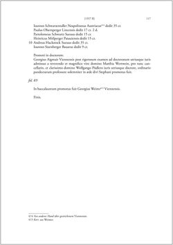 Bild der Seite - 115 - in Die Matrikel der Wiener Rechtswissenschaftlichen Fakultät - Matricula Facultatis Juristarum Studii Wiennensis, Band II:1442–1557