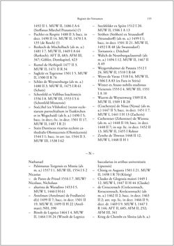 Bild der Seite - 153 - in Die Matrikel der Wiener Rechtswissenschaftlichen Fakultät - Matricula Facultatis Juristarum Studii Wiennensis, Band II:1442–1557