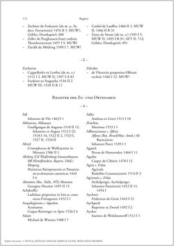 Bild der Seite - 170 - in Die Matrikel der Wiener Rechtswissenschaftlichen Fakultät - Matricula Facultatis Juristarum Studii Wiennensis, Band II:1442–1557