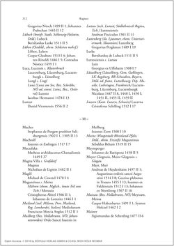 Bild der Seite - 210 - in Die Matrikel der Wiener Rechtswissenschaftlichen Fakultät - Matricula Facultatis Juristarum Studii Wiennensis, Band II:1442–1557