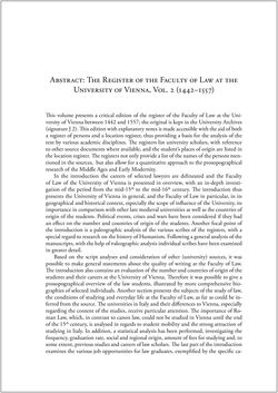 Bild der Seite - 257 - in Die Matrikel der Wiener Rechtswissenschaftlichen Fakultät - Matricula Facultatis Juristarum Studii Wiennensis, Band II:1442–1557