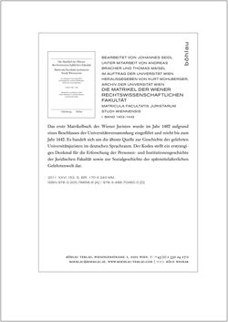 Bild der Seite - 259 - in Die Matrikel der Wiener Rechtswissenschaftlichen Fakultät - Matricula Facultatis Juristarum Studii Wiennensis, Band II:1442–1557