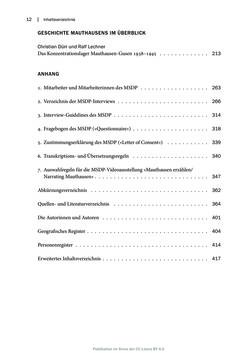Image of the Page - 12 - in Mauthausen und die nationalsozialistische Expansionsund Verfolgungspolitik, Volume 1