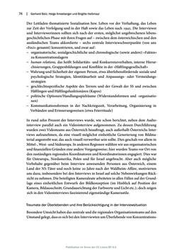 Image of the Page - 74 - in Mauthausen und die nationalsozialistische Expansionsund Verfolgungspolitik, Volume 1