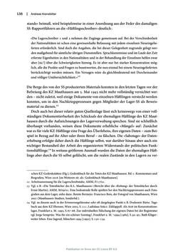 Bild der Seite - 138 - in Mauthausen und die nationalsozialistische Expansionsund Verfolgungspolitik, Band 1