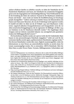 Bild der Seite - 143 - in Mauthausen und die nationalsozialistische Expansionsund Verfolgungspolitik, Band 1