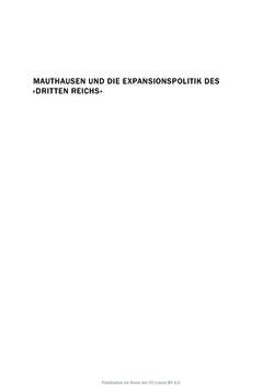 Image of the Page - 161 - in Mauthausen und die nationalsozialistische Expansionsund Verfolgungspolitik, Volume 1