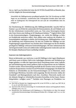 Bild der Seite - 243 - in Mauthausen und die nationalsozialistische Expansionsund Verfolgungspolitik, Band 1