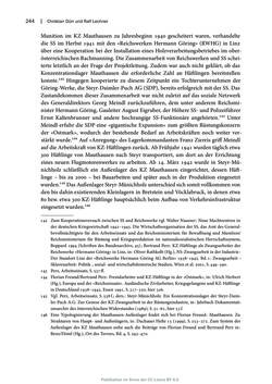 Bild der Seite - 244 - in Mauthausen und die nationalsozialistische Expansionsund Verfolgungspolitik, Band 1