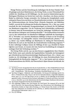 Bild der Seite - 245 - in Mauthausen und die nationalsozialistische Expansionsund Verfolgungspolitik, Band 1