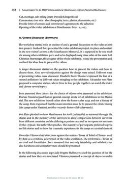 Image of the Page - 354 - in Mauthausen und die nationalsozialistische Expansionsund Verfolgungspolitik, Volume 1