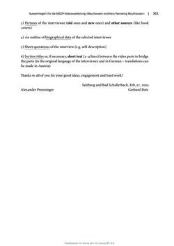 Image of the Page - 361 - in Mauthausen und die nationalsozialistische Expansionsund Verfolgungspolitik, Volume 1