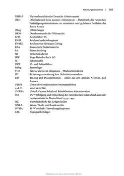 Image of the Page - 363 - in Mauthausen und die nationalsozialistische Expansionsund Verfolgungspolitik, Volume 1