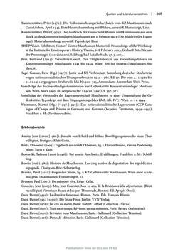 Image of the Page - 365 - in Mauthausen und die nationalsozialistische Expansionsund Verfolgungspolitik, Volume 1