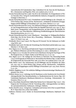 Bild der Seite - 379 - in Mauthausen und die nationalsozialistische Expansionsund Verfolgungspolitik, Band 1