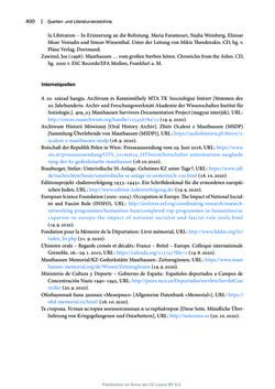 Image of the Page - 400 - in Mauthausen und die nationalsozialistische Expansionsund Verfolgungspolitik, Volume 1