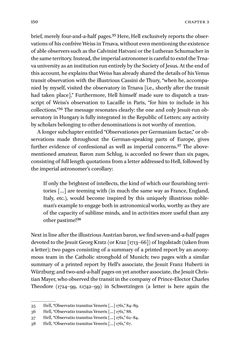 Image of the Page - 150 - in Maximilian Hell (1720–92) - And the Ends of Jesuit Science in Enlightenment Europe