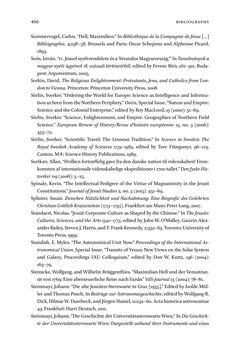 Image of the Page - 450 - in Maximilian Hell (1720–92) - And the Ends of Jesuit Science in Enlightenment Europe