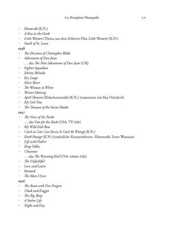 Image of the Page - 271 - in Der Filmkomponist Max Steiner - 1888 - 1971